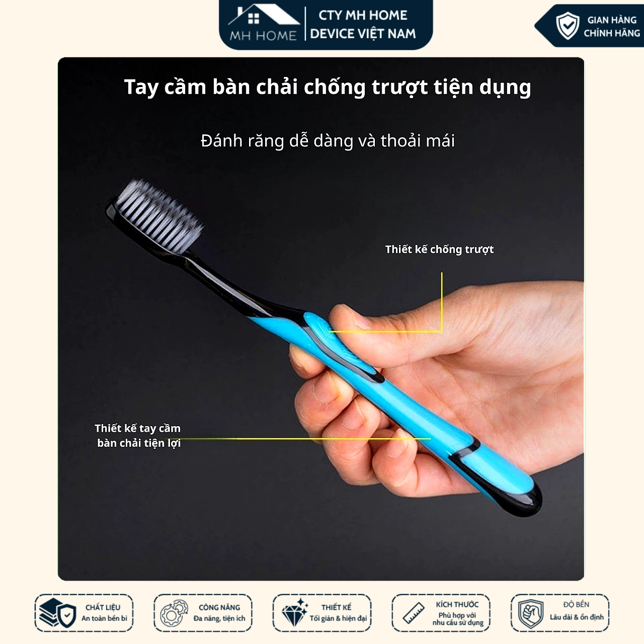 Combo 5/10/20/30 Bàn Chải Đánh Răng Than Tre Hoạt Tính Lông Mềm Làm Sạch Răng Miệng | MH Home